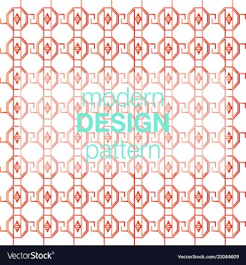Seamless pattern in colors with geometric vector image