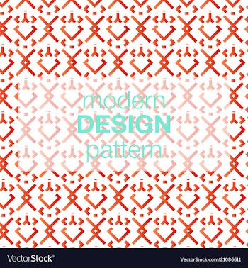 Seamless pattern in colors with geometric vector image