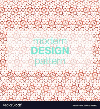 Seamless pattern in colors with geometric vector image
