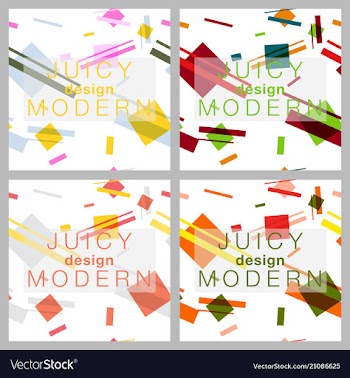 Seamless pattern in colors with geometric vector image