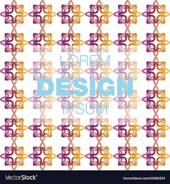Seamless pattern in colors with geometric vector image