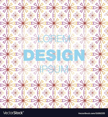 Seamless pattern in colors with geometric vector image