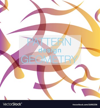 Seamless pattern in colors with geometric vector image