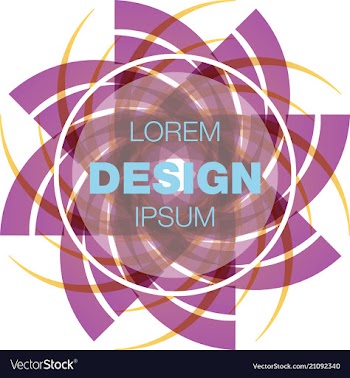 Seamless pattern in colors with geometric vector image