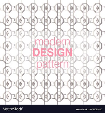 Seamless pattern in colors with geometric vector image