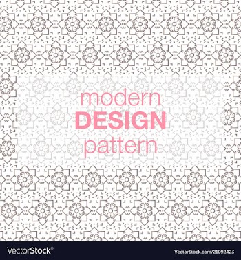 Seamless pattern in colors with geometric vector image