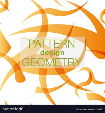 Seamless pattern in colors with geometric vector image