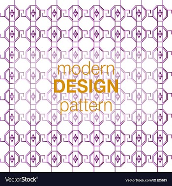 Seamless pattern in colors with geometric vector image