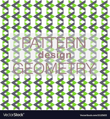 Seamless pattern in colors with geometric vector image
