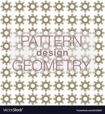 Seamless pattern in colors with geometric vector image