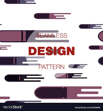 Seamless pattern in colors with geometric vector image