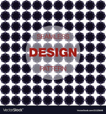 Seamless pattern in colors with geometric vector image