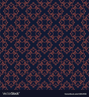 Seamless pattern in oriental style vector image