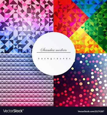 Seamless pattern modern stylish texture repeating vector image