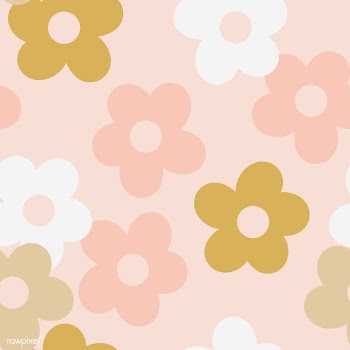 Seamless pattern of flower shapes | Free stock vector - 494483