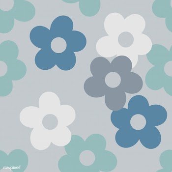 Seamless pattern of flower shapes | Free stock vector - 494494