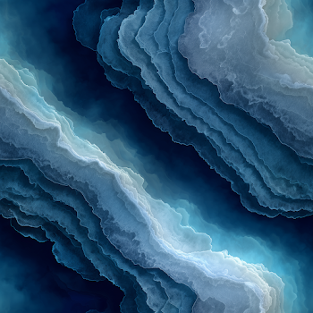 Seamless Pattern of Frozen Ocean Waves