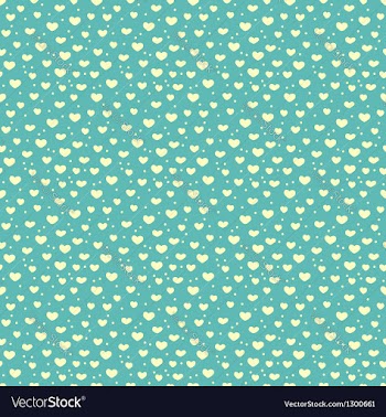  					Seamless pattern of hearts and snow vector image														