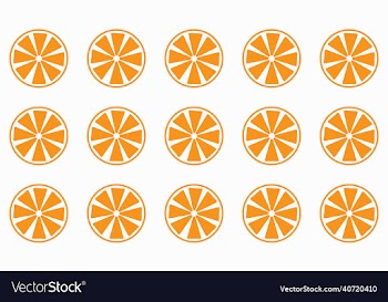 seamless pattern of oranges citrus pattern