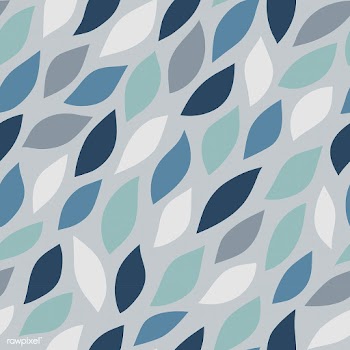 Seamless pattern of petals on gray background | Free stock vector - 494490