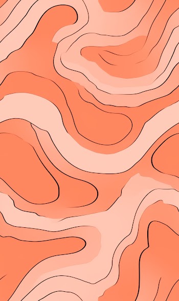 Seamless pattern of spaced out topographic lines