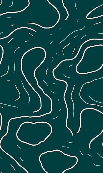 Seamless pattern of spaced out topographic lines