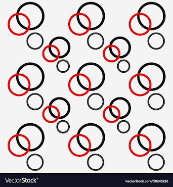 seamless pattern round dot circle for textile