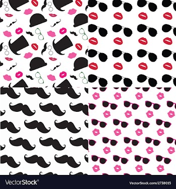  					Seamless Pattern Set vector image														
