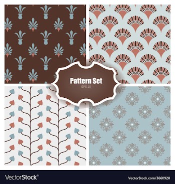 Seamless Pattern Set vector image