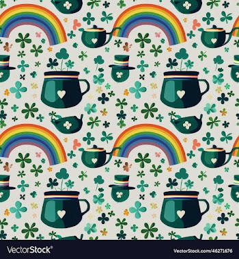 seamless pattern stpatricks day
