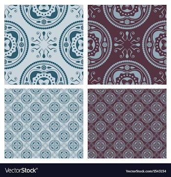 Seamless pattern vector image