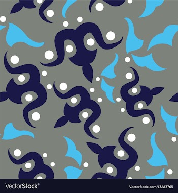 Seamless pattern vintage decorative elements vector image