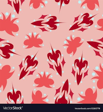 Seamless pattern vintage decorative elements vector image