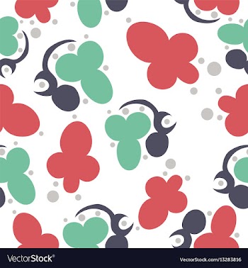 Seamless pattern vintage decorative elements vector image