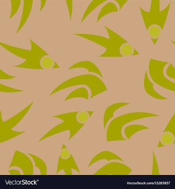 Seamless pattern vintage decorative elements vector image