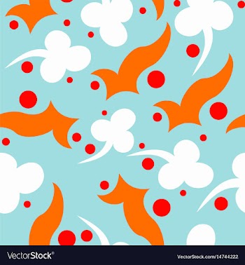 Seamless pattern vintage decorative elements vector image