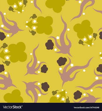Seamless pattern vintage decorative elements vector image