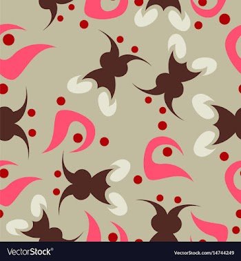 Seamless pattern vintage decorative elements vector image