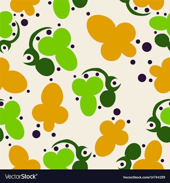 Seamless pattern vintage decorative elements vector image