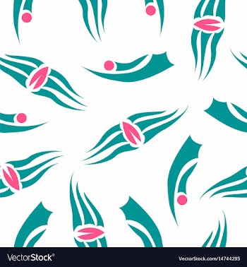 Seamless pattern vintage decorative elements vector image