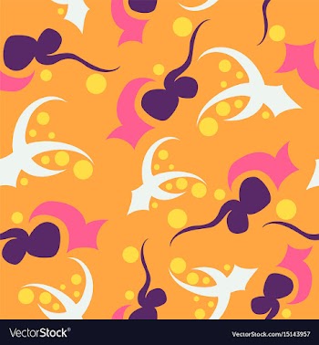 Seamless pattern vintage decorative elements vector image