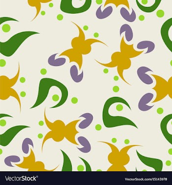 Seamless pattern vintage decorative elements vector image