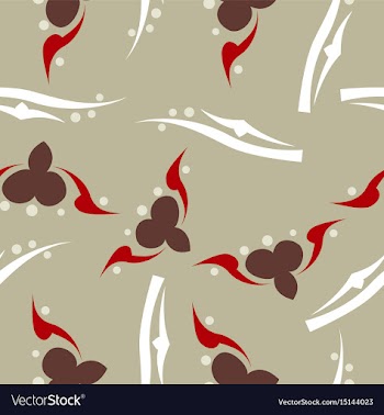 Seamless pattern vintage decorative elements vector image
