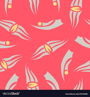 Seamless pattern vintage decorative elements vector image