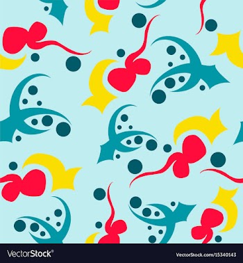 Seamless pattern vintage decorative elements vector image