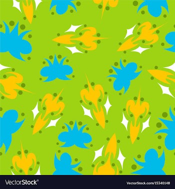 Seamless pattern vintage decorative elements vector image