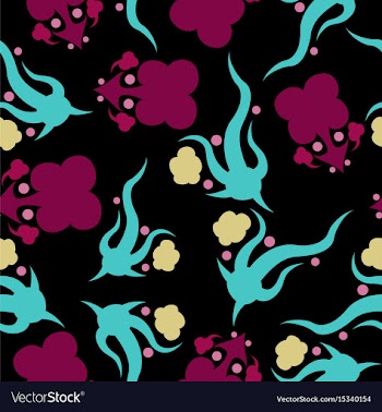 Seamless pattern vintage decorative elements vector image