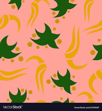 Seamless pattern vintage decorative elements vector image