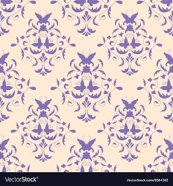 Seamless pattern vintage style vector image