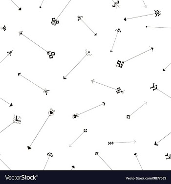 Seamless pattern with arrows vector image
